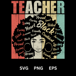 Teacher Black history sublimation EPS | PNG  | SVG digital download available instant download high quality 300 dpi