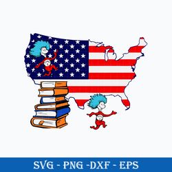 dr. seuss svg, thing 1 and thing 2 svg, dr.seuss cut file, clipart, instant download