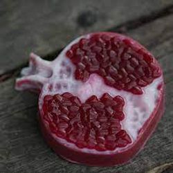 Pomegranate plastic mold, fruit mold, bath bomb mold, candle mold, berry mold, polymer clay mold, soap making mold, wax