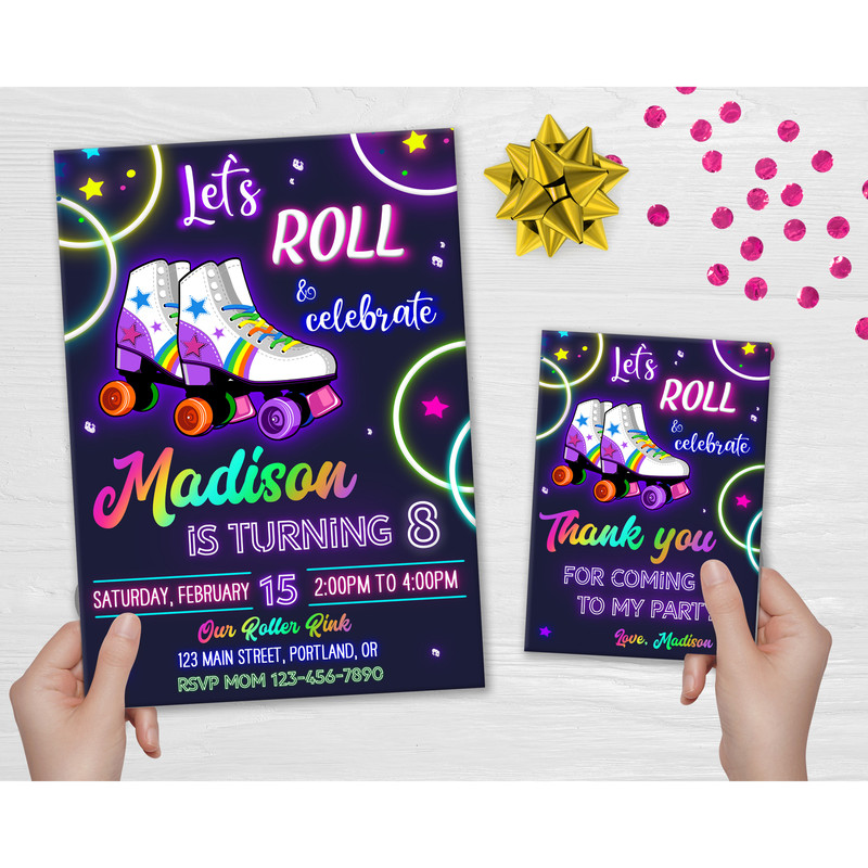 Roller-skate-birthday-invitation-for-girl-neon-glow-party-invite.jpg