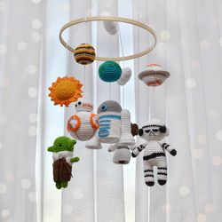 star wars baby mobile.baby crib mobile.baby nursery decor.newborn gift.baby boy gift.baby mobile.mobile baby.star wars.