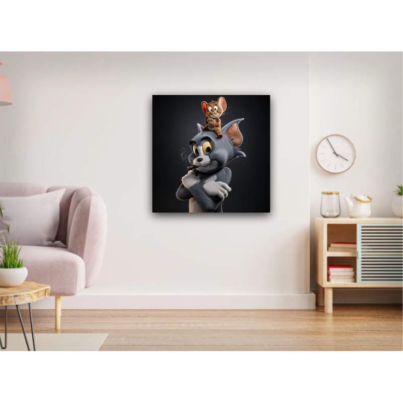 Tom and Jerry Poster Wall Art, Toys Printing, Wall Decor, Home Decor, Canvas Printing, Wall Hangings, Cartoon Wall Art (1).jpg