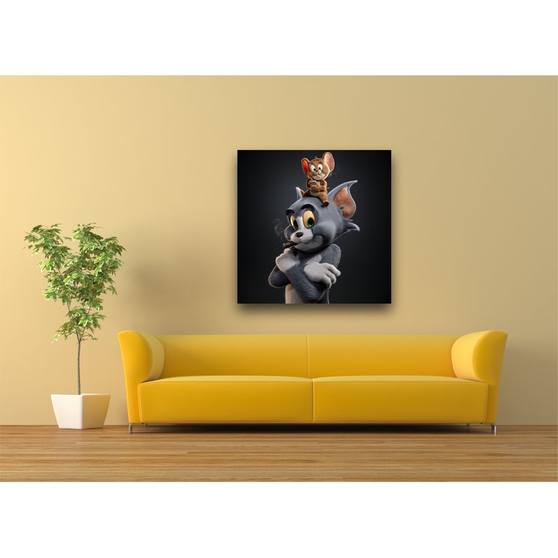 Tom and Jerry Poster Wall Art, Toys Printing, Wall Decor, Home Decor, Canvas Printing, Wall Hangings, Cartoon Wall Art (2).jpg