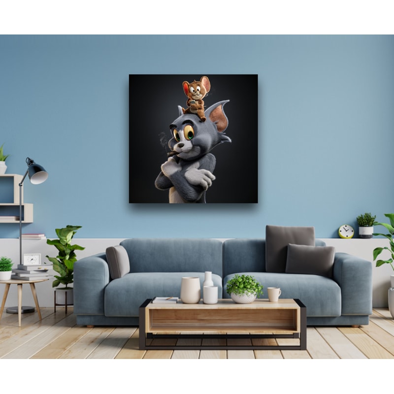 Tom and Jerry Poster Wall Art, Toys Printing, Wall Decor, Home Decor, Canvas Printing, Wall Hangings, Cartoon Wall Art (3).jpg