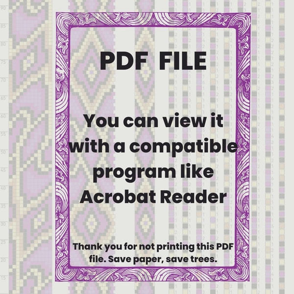 File Patter Info.pdf PDF bead crochet pattern, PDF file, Rope bead crochet patter | Inspire ...