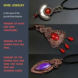 Wire wrapping pendants tutorials PDF