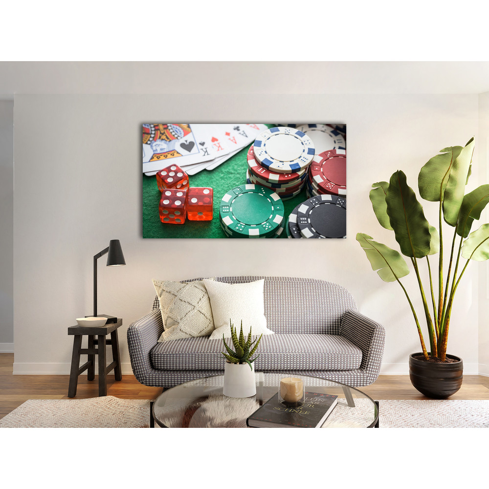 Poker Canvas Painting, Home Decor, Wall Art, Gambling Wall Art, Canvas Poster, Canvas Print, Wall Decor, Casino Wall Art (2).jpg