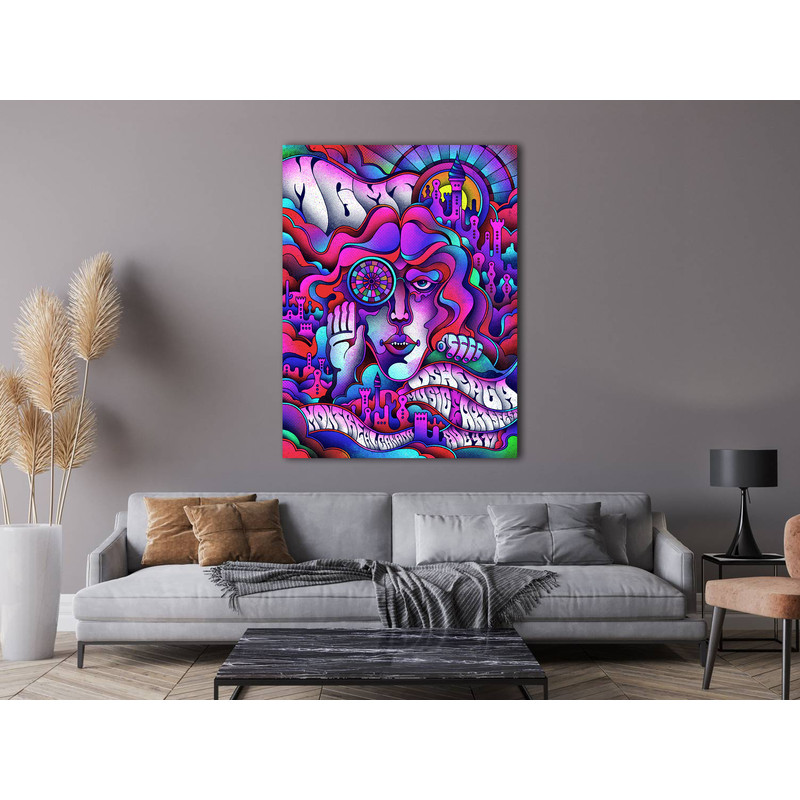 MGMT Montreal concert poster, Canvas Painting, Home Decor, Wall Art, Modern Wall Art, Canvas Poster, Canvas Print, Wall Decor (3).jpg