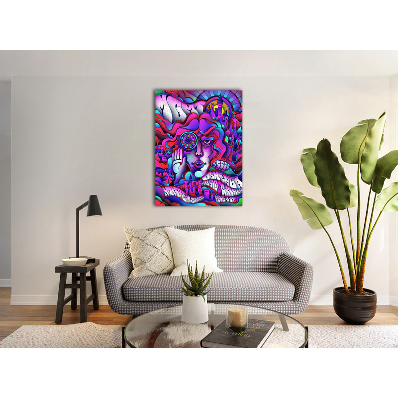 MGMT Montreal concert poster, Canvas Painting, Home Decor, Wall Art, Modern Wall Art, Canvas Poster, Canvas Print, Wall Decor (8).jpg