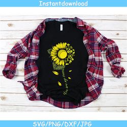 you are my sunshine sunflower cricket svg, cricketball mom svg, png, dxf, vector for cricut, sunflower cricket png, dxf