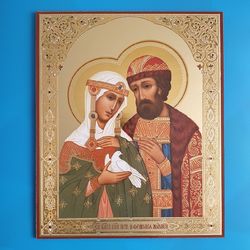 Saints Peter and Fevronia of Murom icon | Orthodox gift | free shipping from the Orthodox store