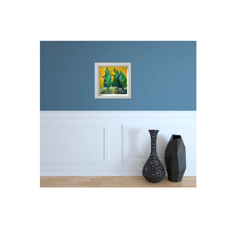 Tuscany Oil Painting , Original painting,Tuscan Landscape, Original Oil Canvas, Tree Wall Art , Van Gogh Art-6.jpg