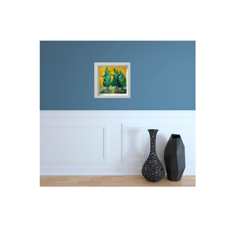 Tuscany Oil Painting , Original painting,Tuscan Landscape, Original Oil Canvas, Tree Wall Art , Van Gogh Art-6.jpg