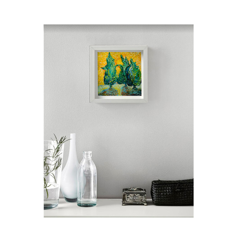 Tuscany Oil Painting , Original painting,Tuscan Landscape, Original Oil Canvas, Tree Wall Art , Van Gogh Art-7.jpg