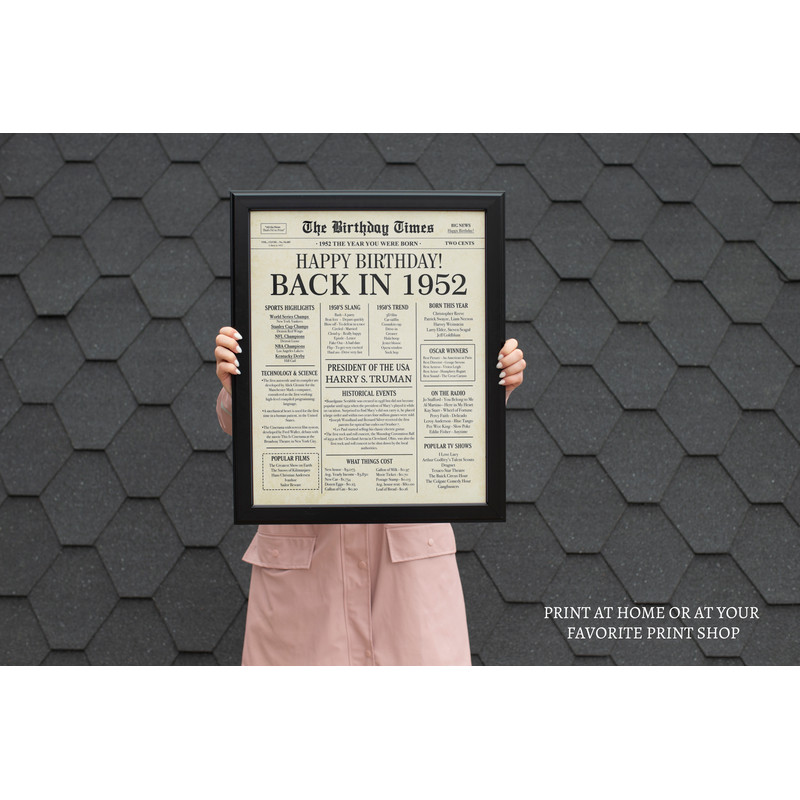 71st birthday poster