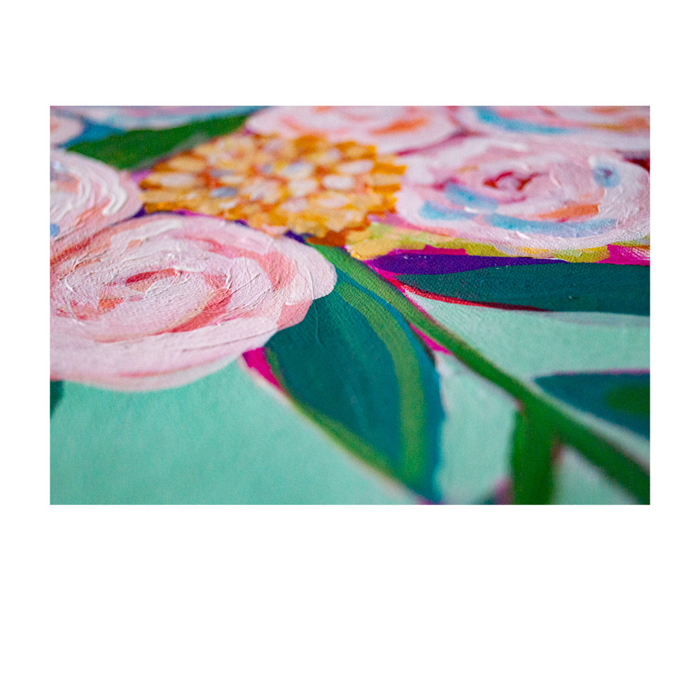 Rose Bouquet ,Painting Floral, Original Art ,Bouquet ,Acrylic Paintings, Pink Flowers Art,Roses Shabby Chic-5.jpg