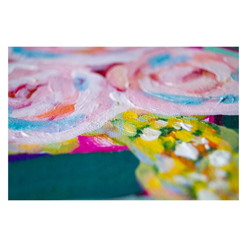 Rose Bouquet ,Painting Floral, Original Art ,Bouquet ,Acrylic Paintings, Pink Flowers Art,Roses Shabby Chic-7.jpg