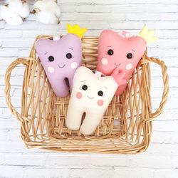 Tooth fairy, Tooth fairy pillow, Daughter gift from mom, Granddaughter gifts, Niece gift from aunt, Kawaii plush