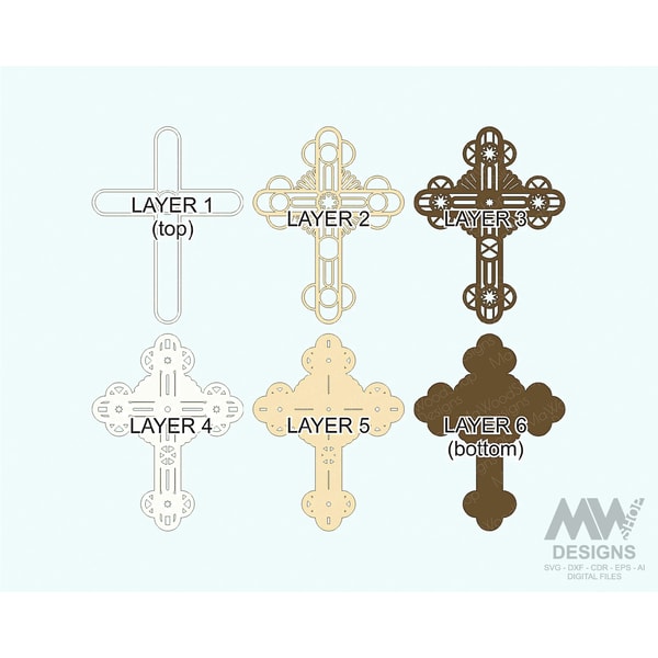 Cross SVG, Christian Cross Symbol SVG Cut File, 3D Cross SVG | Inspire ...