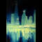 Chicago Painting Original Buy Oil Painting Chicago Wall Art Original Art Chicago Skyline.jpg