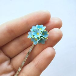 Forget me not hairpin, forget me not jewelry