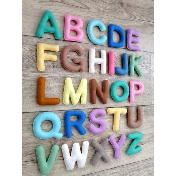 Soft English Alphabet for Kids in Pastel Unicorn Colors | Al - Inspire ...