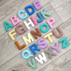 Soft English Alphabet for Kids in Pastel Unicorn Colors Alphabet for Kids Abc Educational ABC English letters