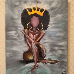 Black Queen original oil painting