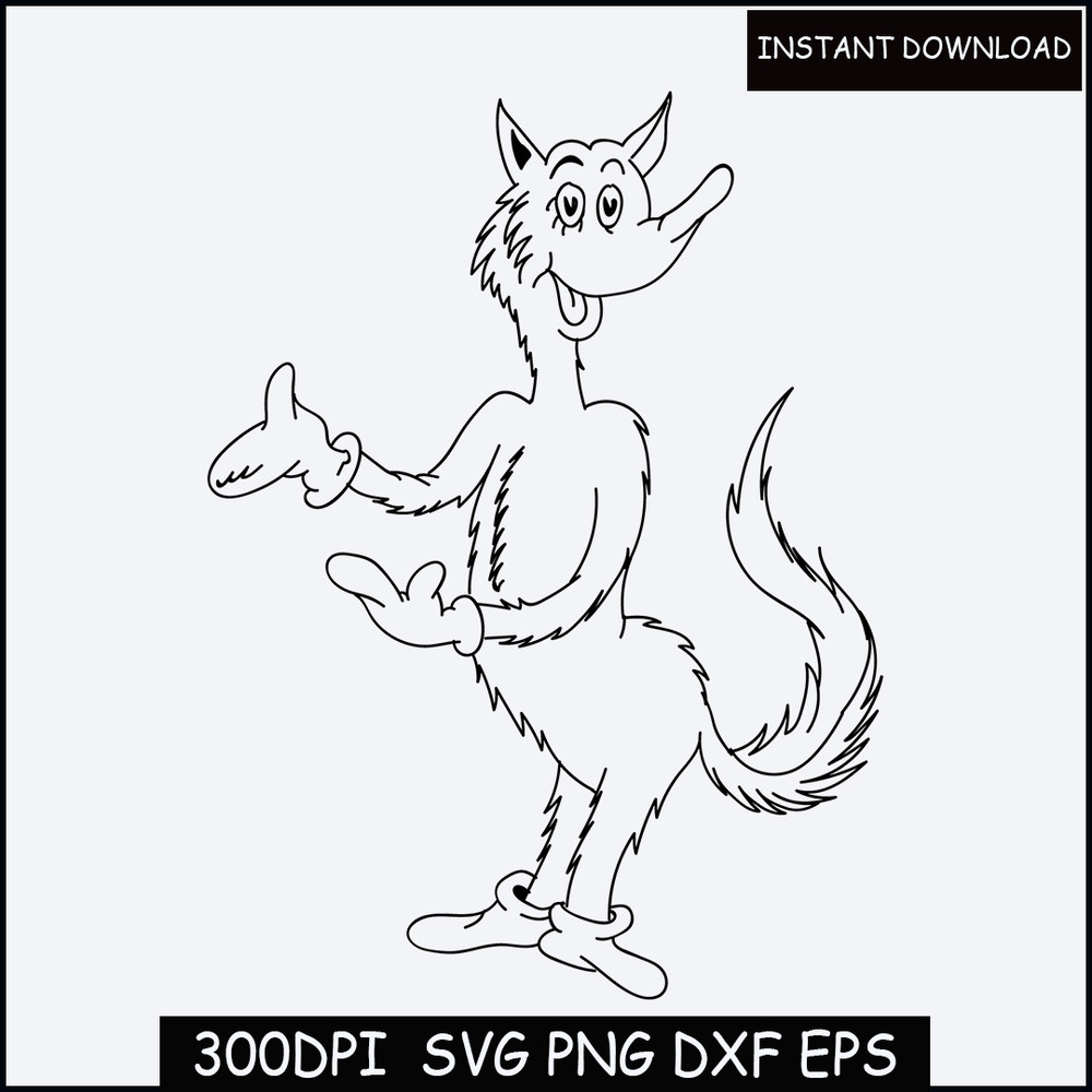 Fox svg, Dr Seuss Svg Layered Item, Dr. Seuss Quotes Cat In The Hat Svg Clipart, Cricut, Digital Vector Cut File, Cat And The Hat.jpg