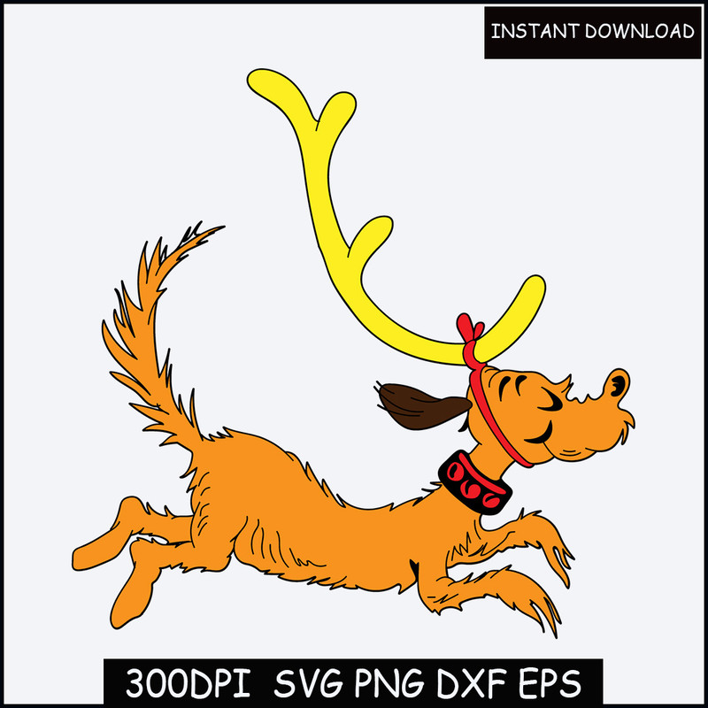 Max Face Outlines Svg, Grinch Dog Outlines Svg, Png, Dxf , Grinch Svg , Christmas Grinch SVG , Grinch Cricut Svg Silhouette.jpg