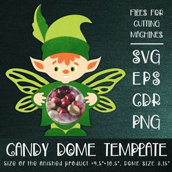 Forest Elf Candy Dome | Paper Craft Template