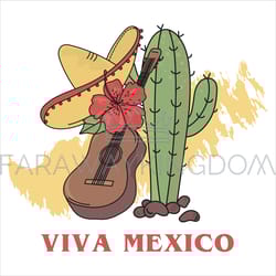 freedom mexico latin holiday travel vector illustration set