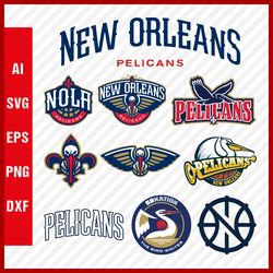 New Orleans Pelicans Logo SVG - Pelicans SVG Cut Files - Pelicans PNG Logo, Pelicans NBA Logo, Pelicans SVG Cricut Files