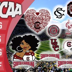 South Carolina Gamecocks SVG bundle , NCAA svg, NCAA bundle svg eps dxf png,digital Download ,Instant Download