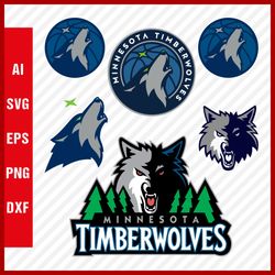 Minnesota Timberwolves Logo SVG - Timberwolves Cut Files - Timberwolves PNG Logo, NBA Logo, Cricut Files