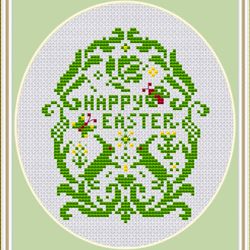 ORNAMENTAL EASTER EGG cross stitch pattern PDF by CrossStitchingForFun Instant Download, EASTER EGG COLLECTION