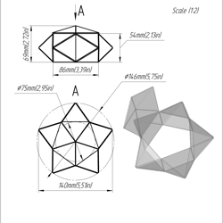 project 259. stained glass printable pattern. brillant3d