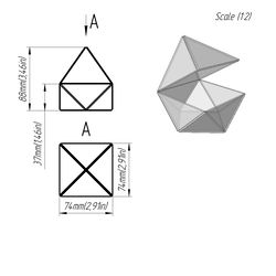 project 261. stained glass printable pattern. brillant3d