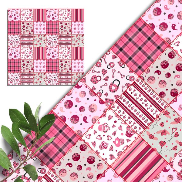 4 Seamless patterns in patchwork style.jpg