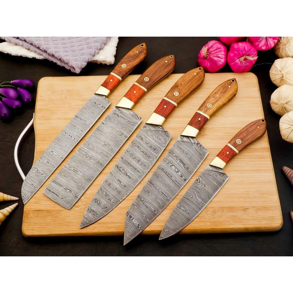 Damascus Chef Set of 5 Pieces
