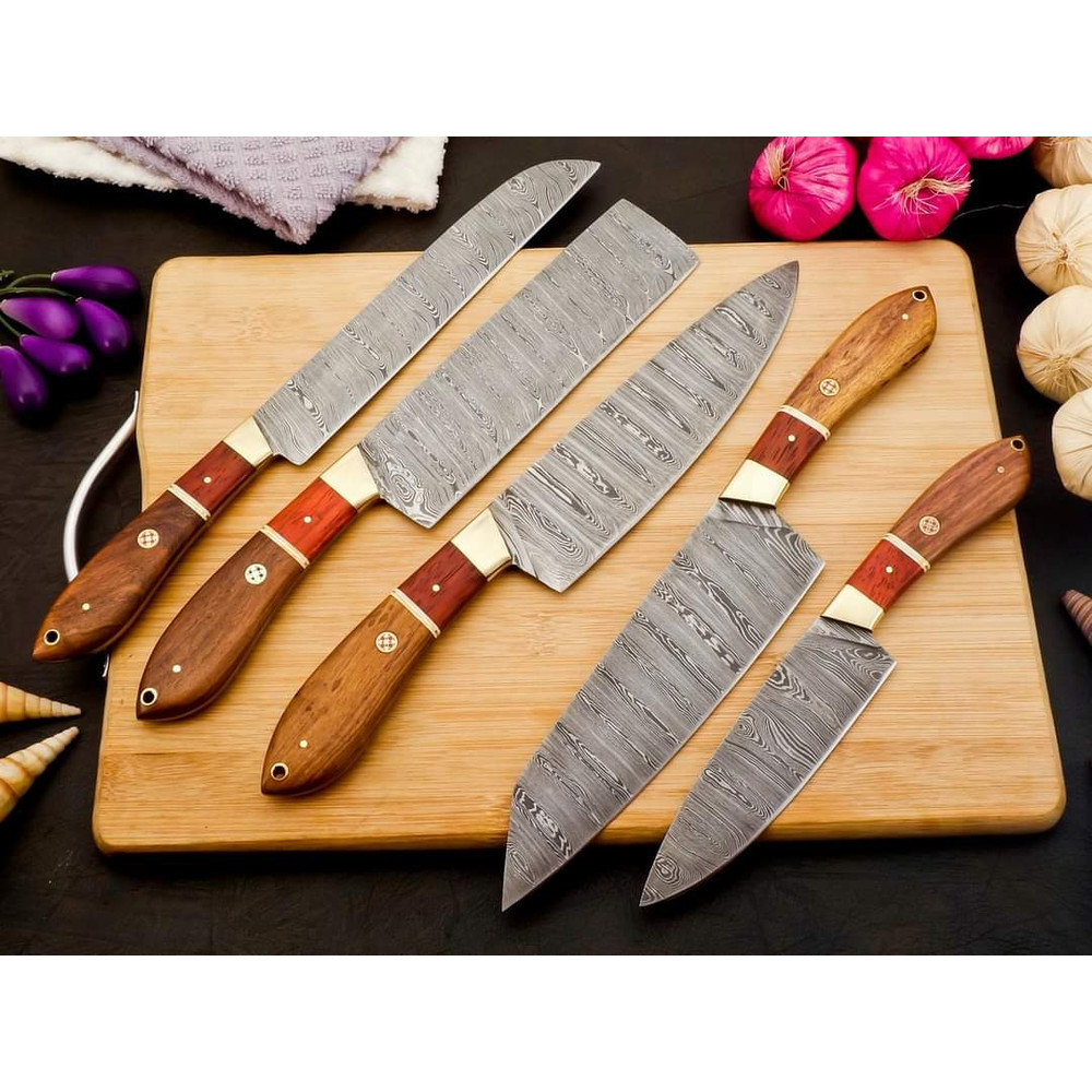 Damascus Chef Set of 5 Pieces near me