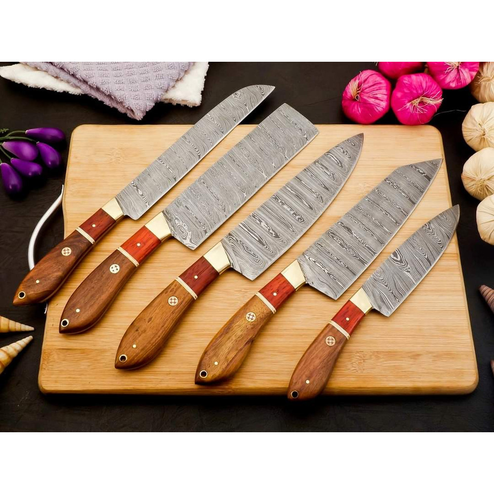 Damascus Chef Set of 5 Pieces near me