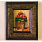 Geranium Flower Pot ,Red Geranium ,Oil Painting.jpg