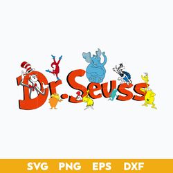 dr.seuss logo svg, dr. seuss character svg, dr. seuss vertor, clipart