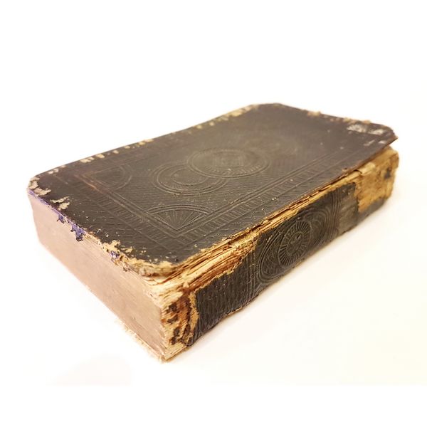 1 Antique book New Testament & Psalms J.Ostervald with Watkins Leather Binder 1857.jpg