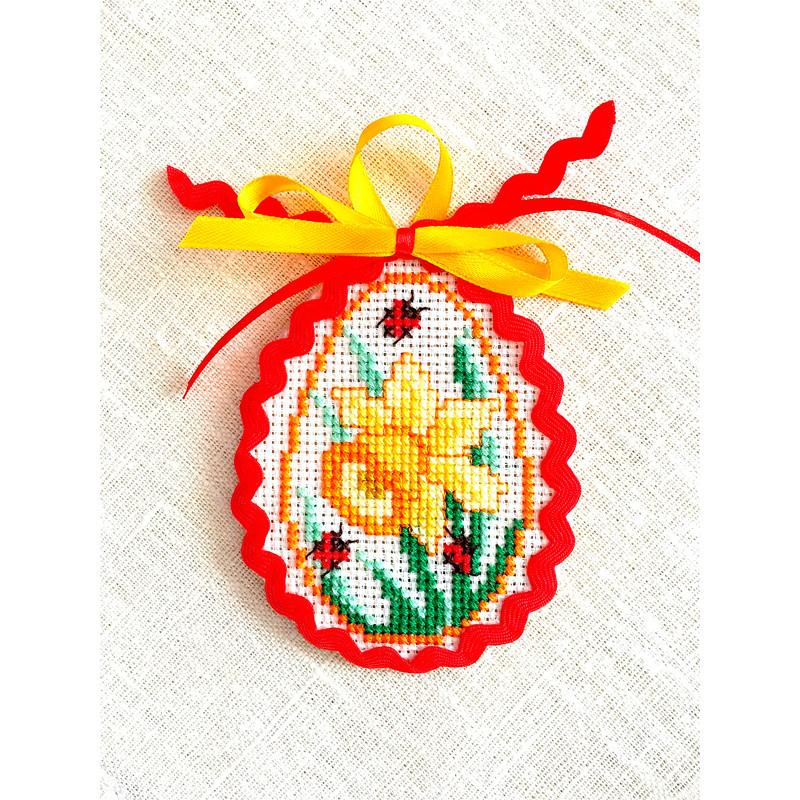 Daffodil Easter Egg  Finish Red 1.jpg