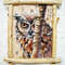 Eagle Owl, Rustic Painting on Birch Bark by MyWildCanvas-2.jpg