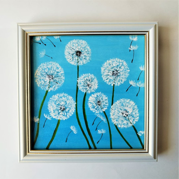 Dandelion-flower-wall-art-wildflowers-acrylic-painting-impasto.jpg