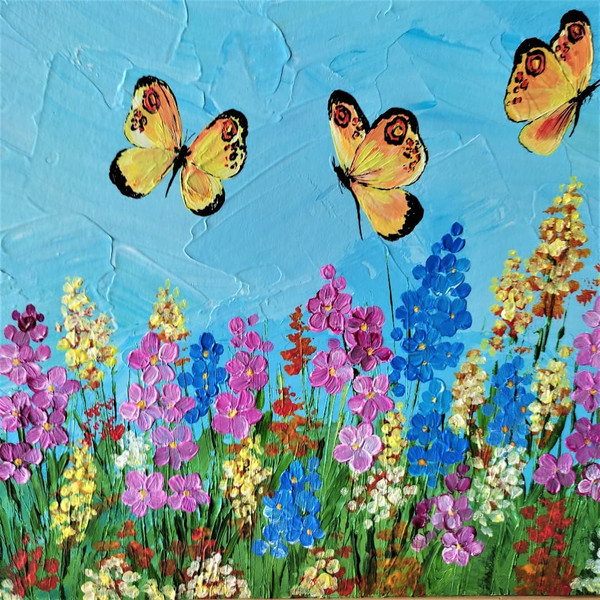 Flower-butterfly-painting-wildflowers-in-acrylic-framed-art-wall-decor.jpg