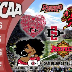 San Diego State Aztecs SVG bundle , NCAA svg, NCAA bundle svg eps dxf png,digital Download ,Instant Download